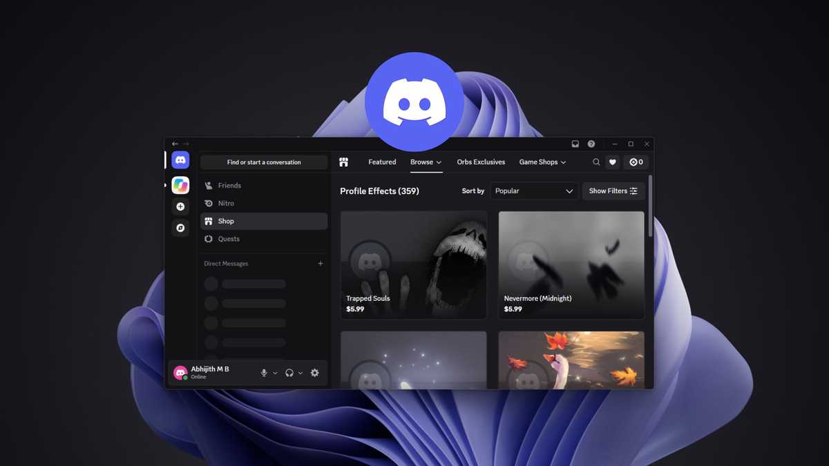 Приложение Discord для Windows.
