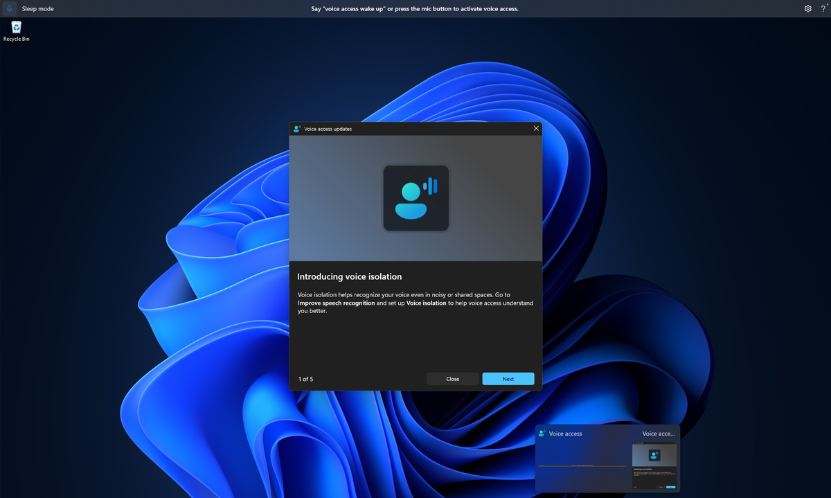 Новая функция голосовой изоляции в Windows 11