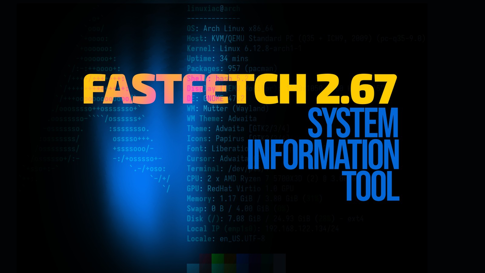 Fastfetch 2.67 получил интерактивный генератор конфигураций