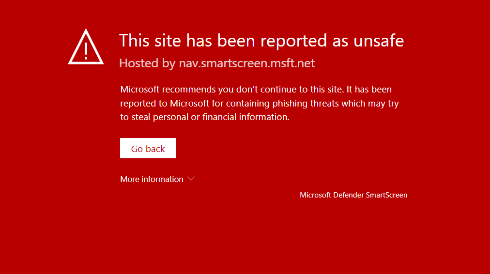 Демонстрация работы Microsoft Defender SmartScreen