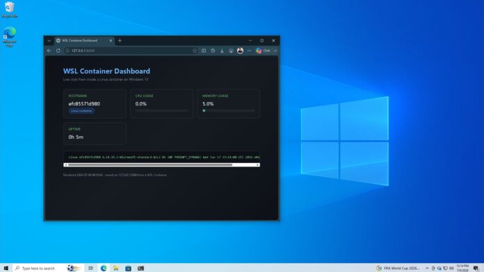 Microsoft подтверждает, что вы можете запускать WSL Containers в Windows 10