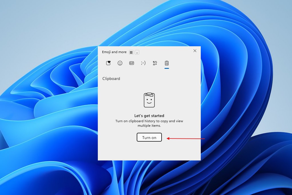 История буфера обмена Windows (Win+V) требует ручного включения.