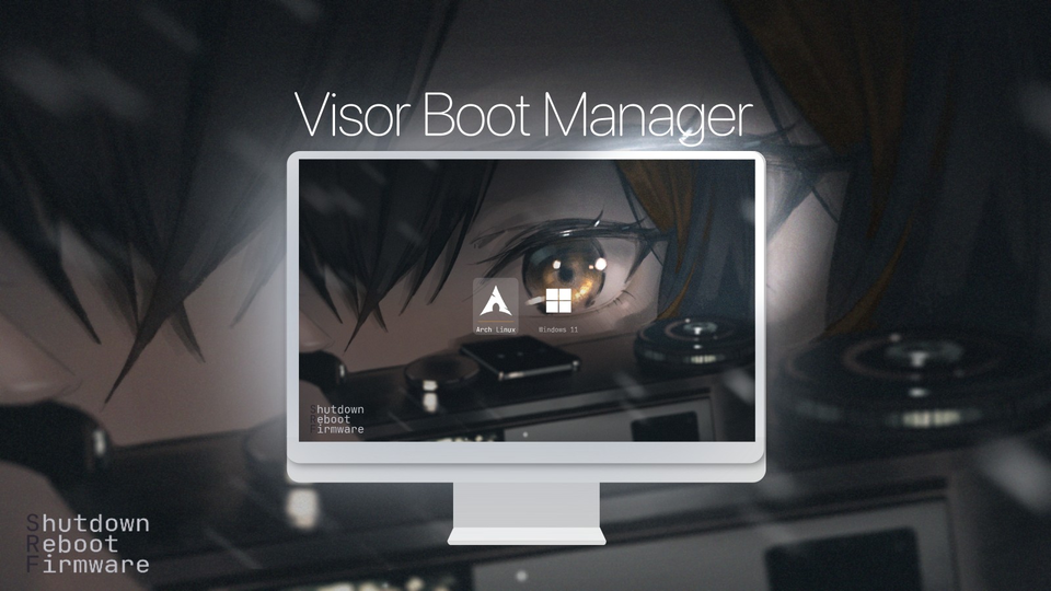 Появился Visor, графический UEFI-менеджер загрузки для Linux