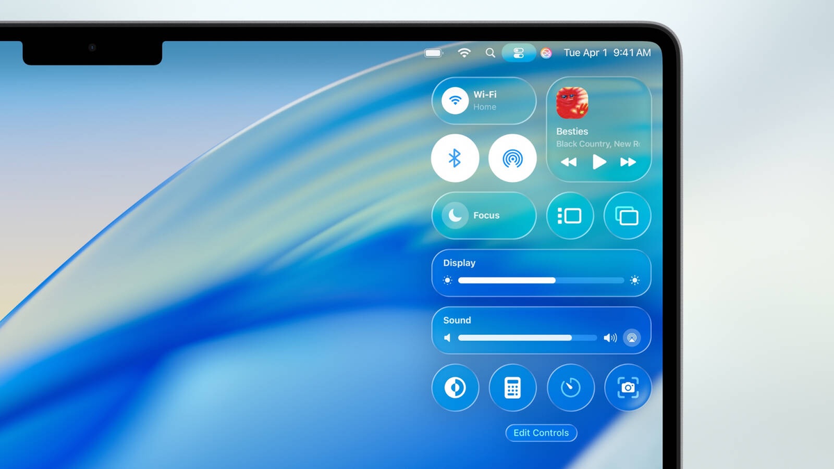 Liquid Glass в macOS 26