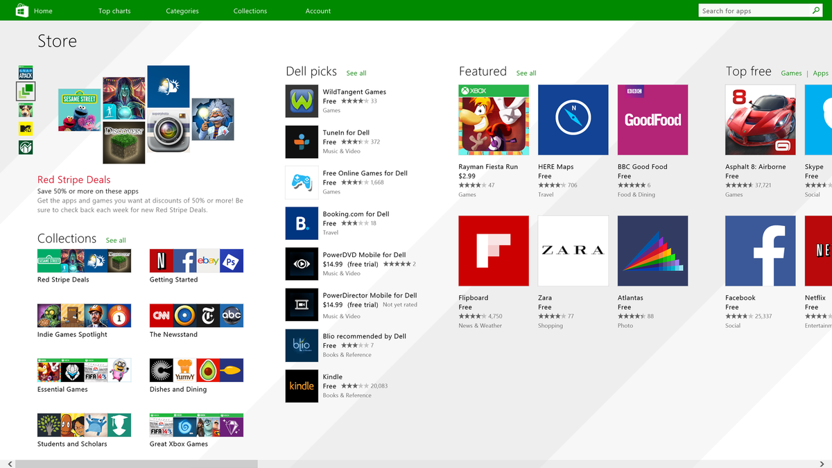 Обновлённый магазин Windows 8.1. Источник: Microsoft