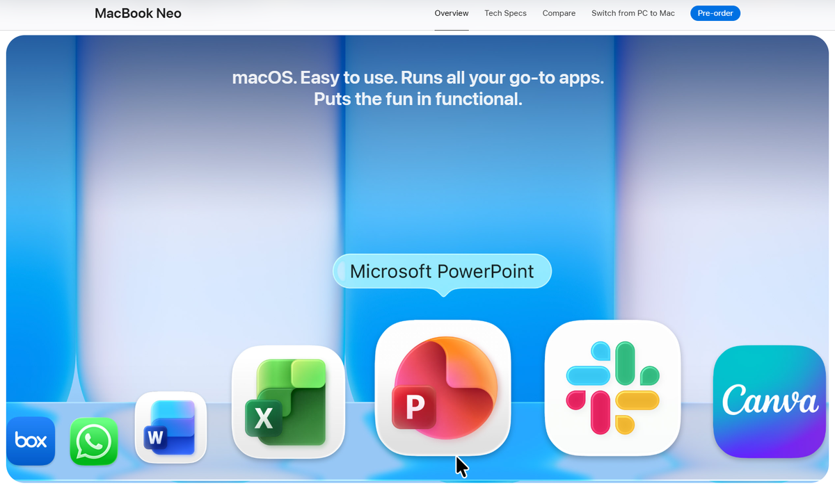 Apple выделяет Microsoft PowerPoint, Excel и Word среди приложений, к которым стоит обратиться в macOS