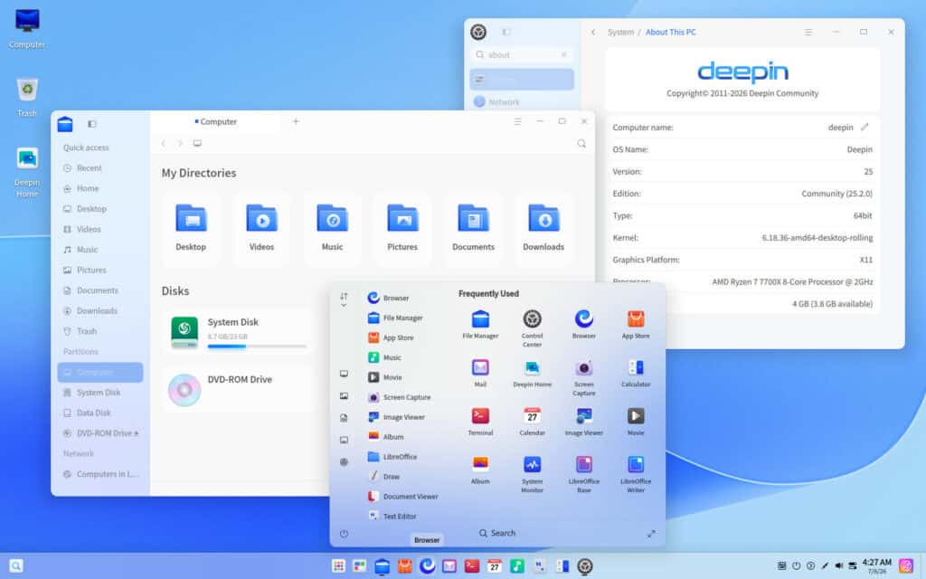Deepin 25.2