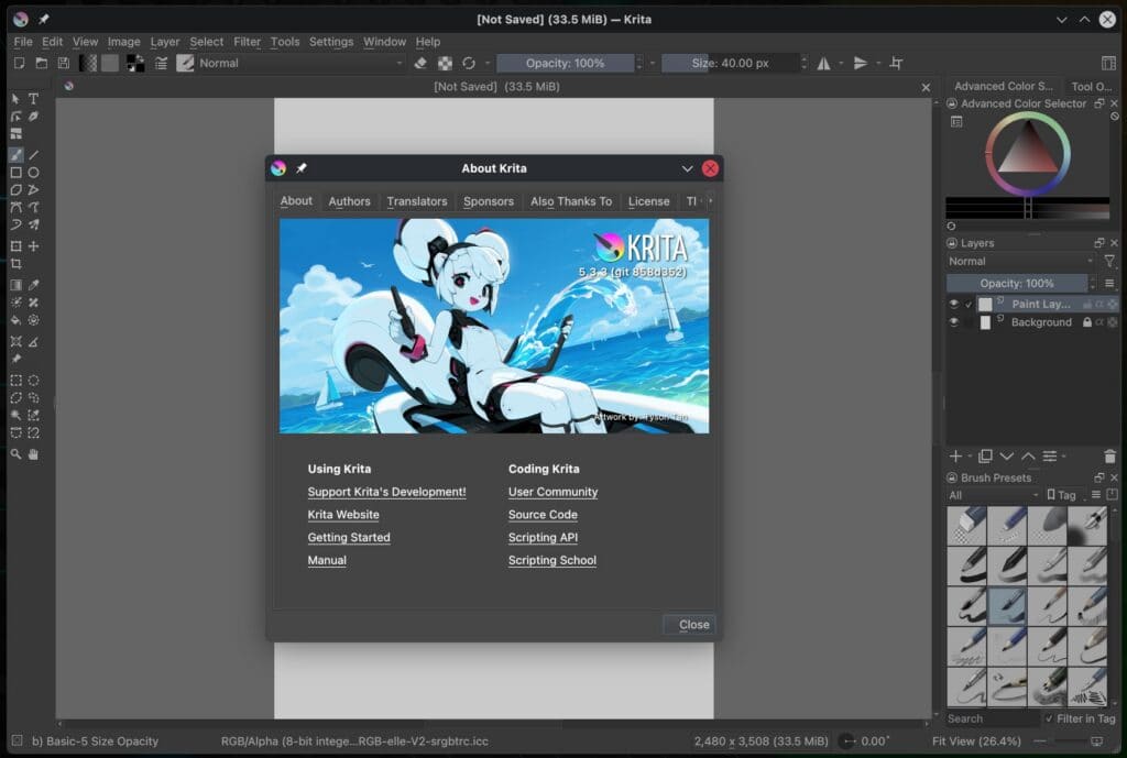Krita 5.3.3 Digital Painting App
