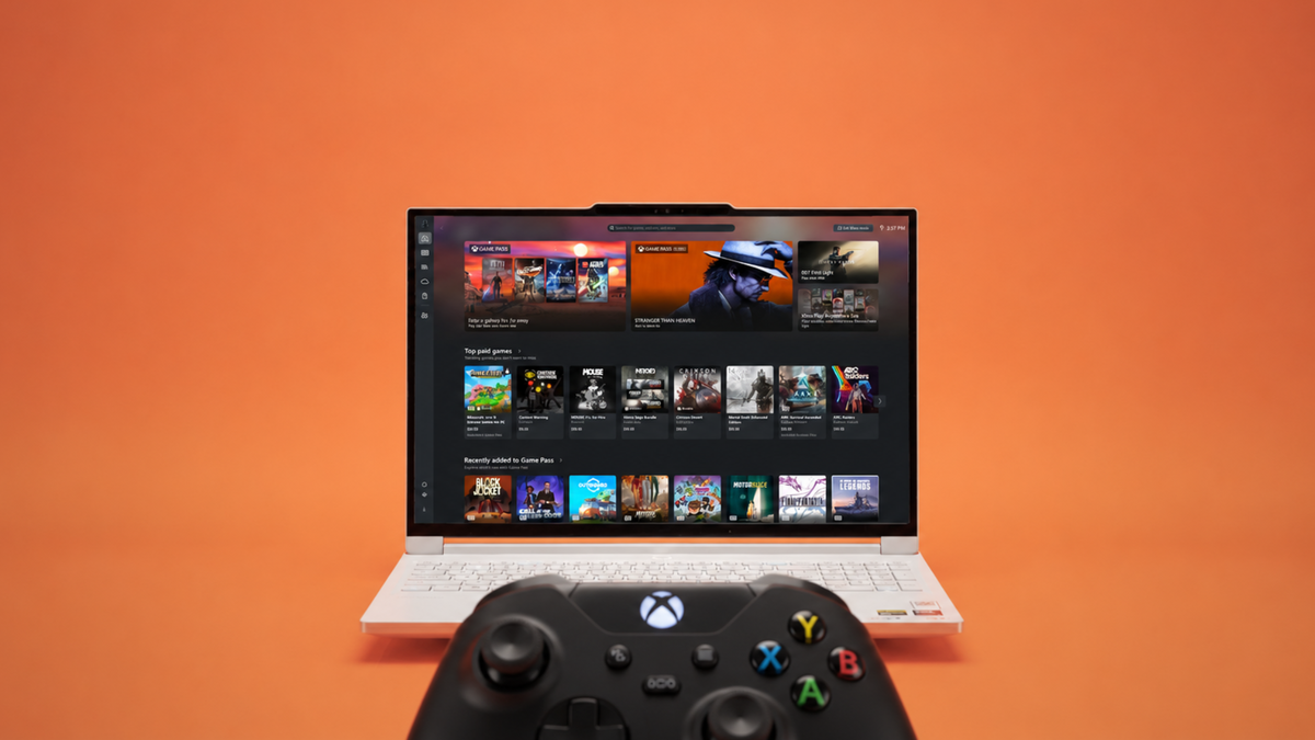 Xbox Mode на игровом ноутбуке с контроллером