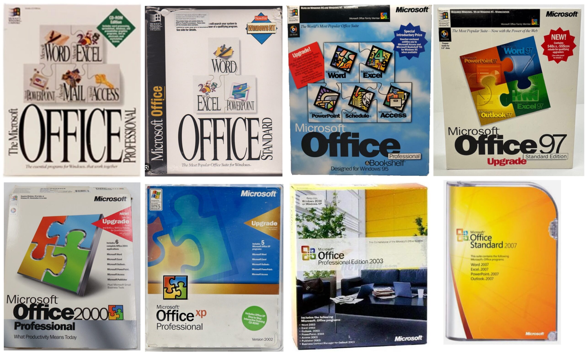 Microsoft Office менял бренд каждые два-три года