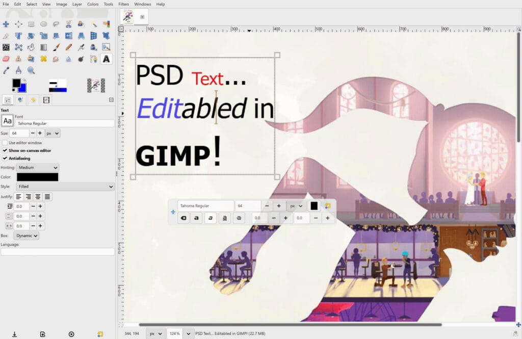 GIMP 3.6 получит улучшенную поддержку PSD-файлов Adobe.