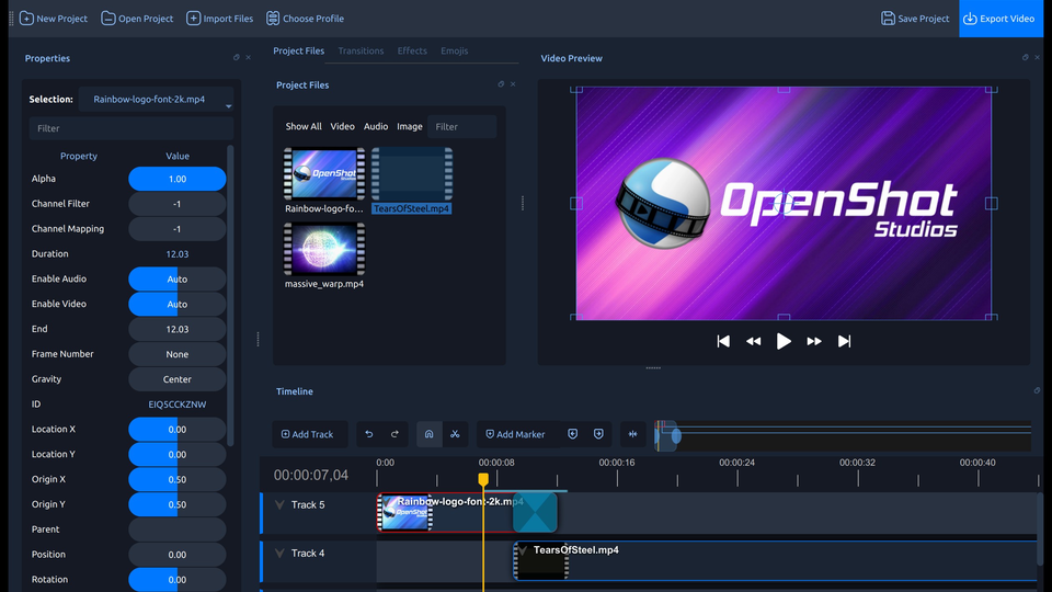 Видеоредактор OpenShot теперь доступен как snap-пакет