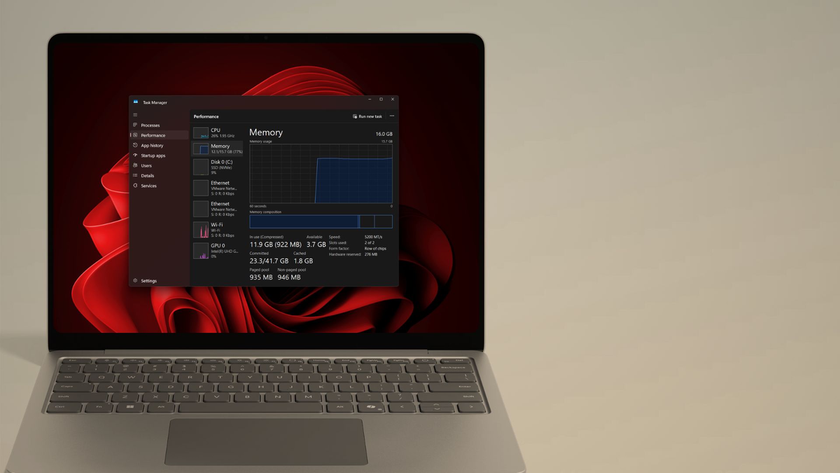 windows 11 использует много ОЗУ