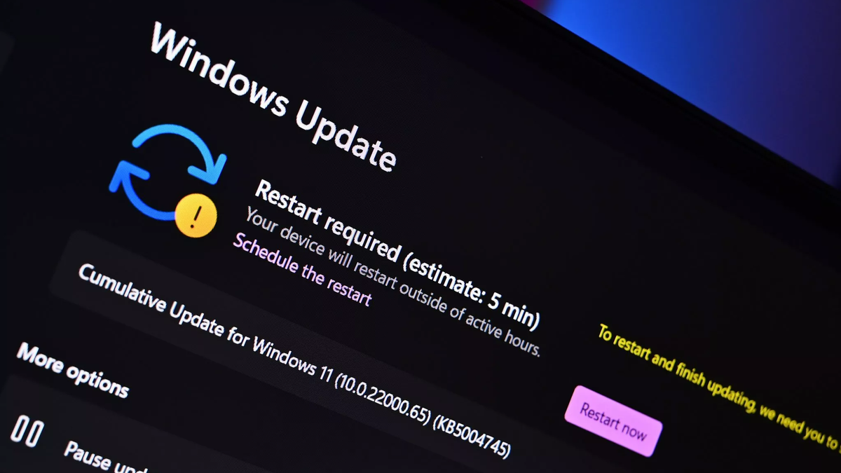 Параметры Центра обновлений Windows 11