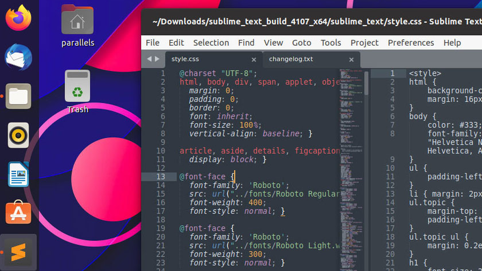 Sublime Text получил новый механизм подсветки C# и темы иконок файлов