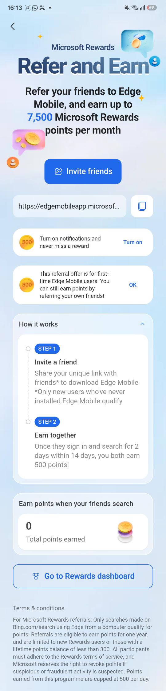 Процесс реферальной программы Edge