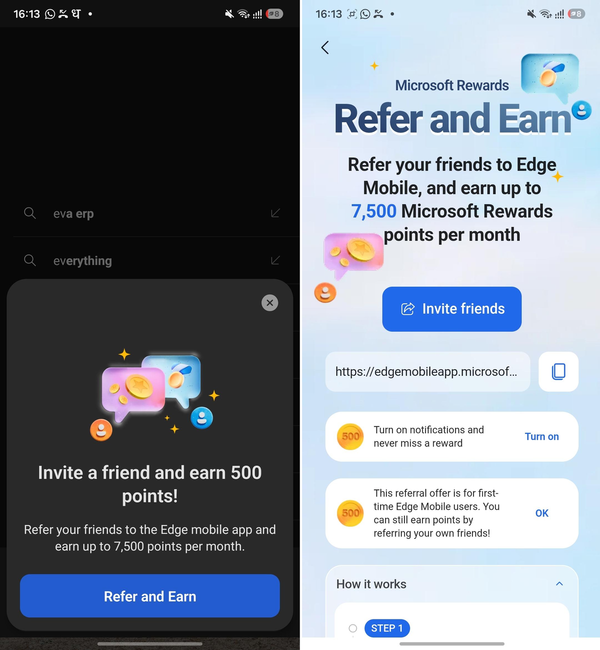 Реферальная программа Microsoft Edge Rewards