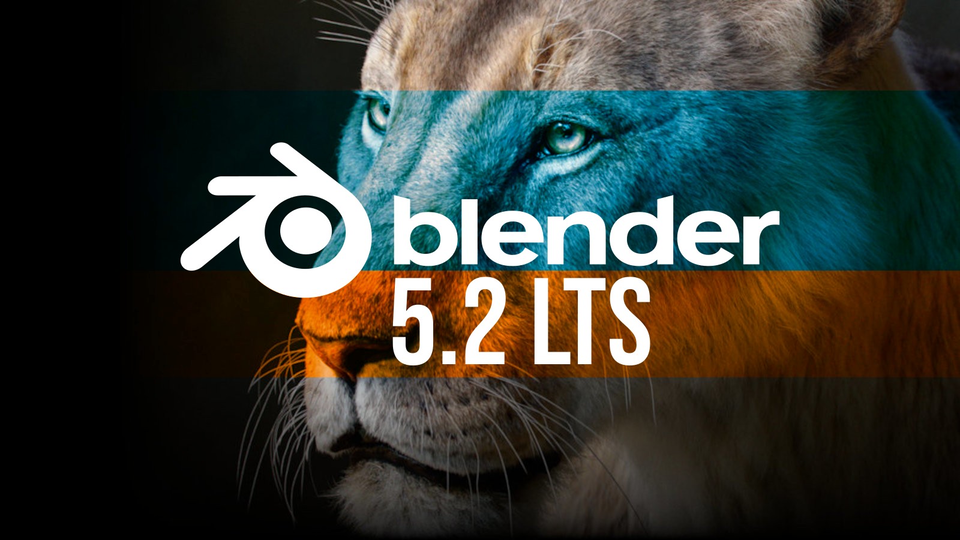 В Blender 5.2 LTS добавили нодовую физику и онлайн-библиотеки ассетов
