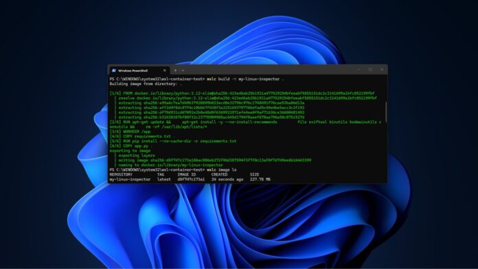 WSL Containers в работе на Windows 11