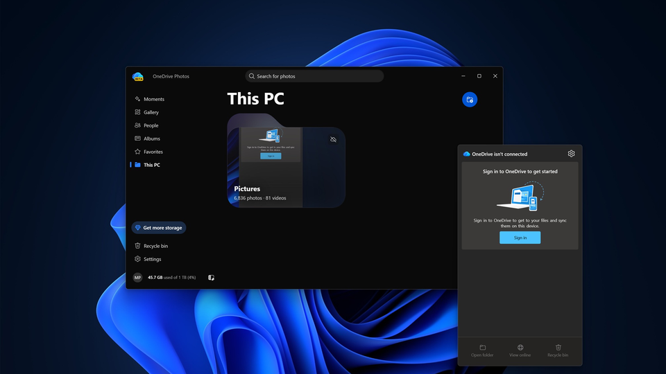 Windows 11 скрытно устанавливает OneDrive Photos с функцией распознавания лиц