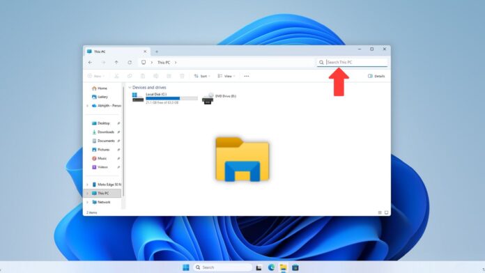 Поиск в проводнике файлов Windows 11 выполняется с той же скоростью и релевантностью, что и новый поиск в Windows