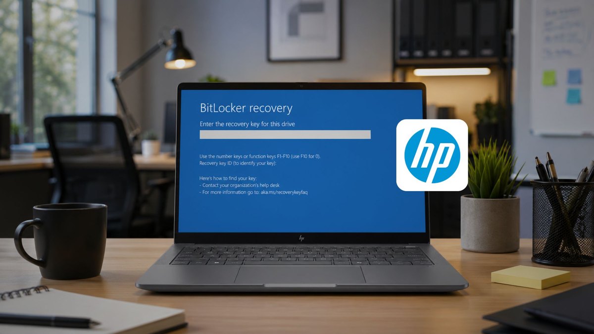 Корпоративный ноутбук HP, застрявший в цикле восстановления BitLocker