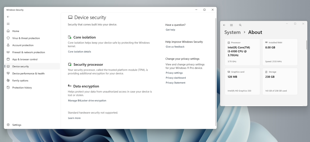 Secure Boot недоступен на старом оборудовании