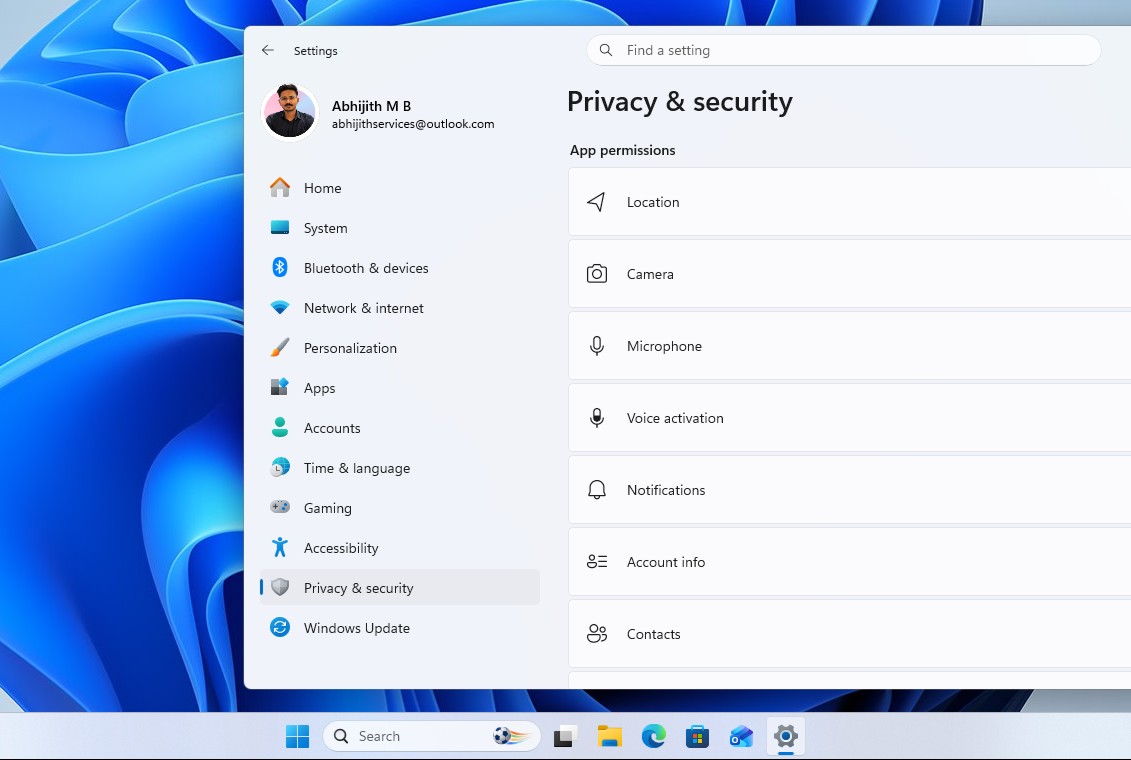 Приватность и безопасность в Windows 11