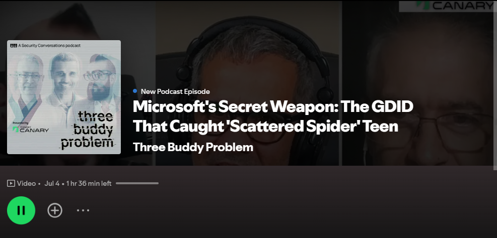 Подкаст Three Buddy Problem о GDID в Microsoft