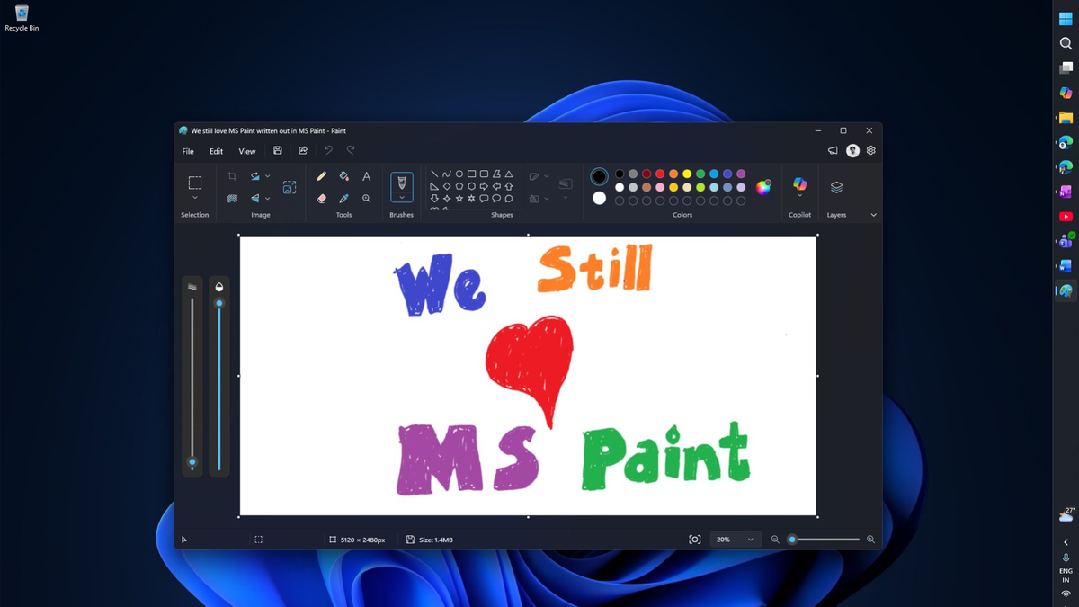 Microsoft заявила, что MS Paint остаётся