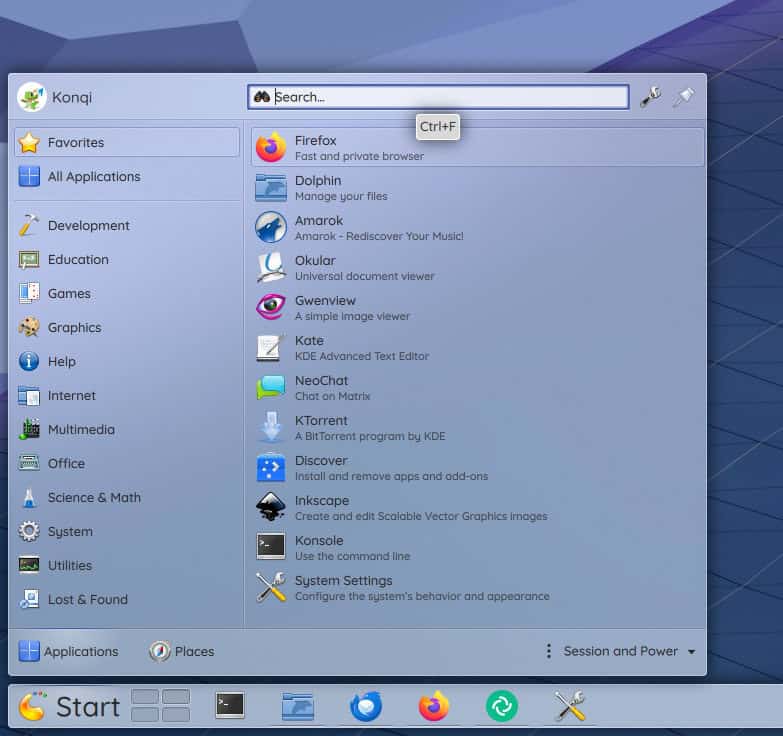 Тема Oxygen в KDE