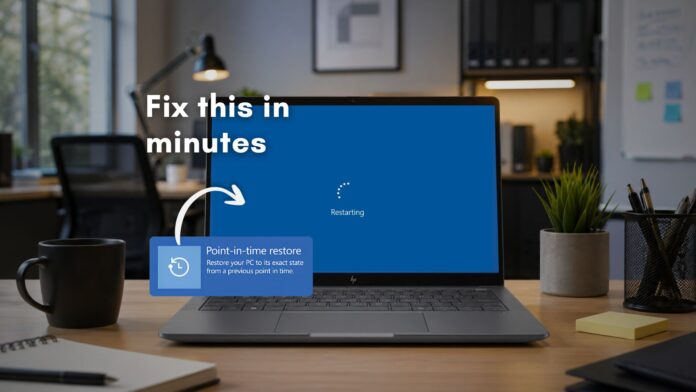 Функция Point-in-time restore помогает быстро исправить циклическую перезагрузку в Windows 11