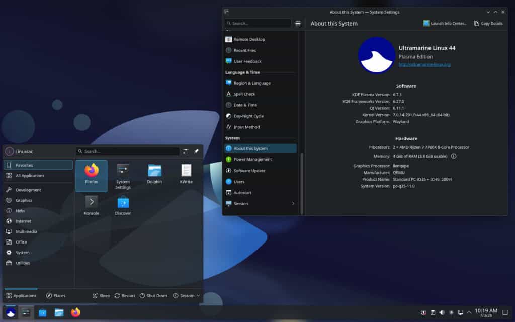 Ultramarine Linux 44