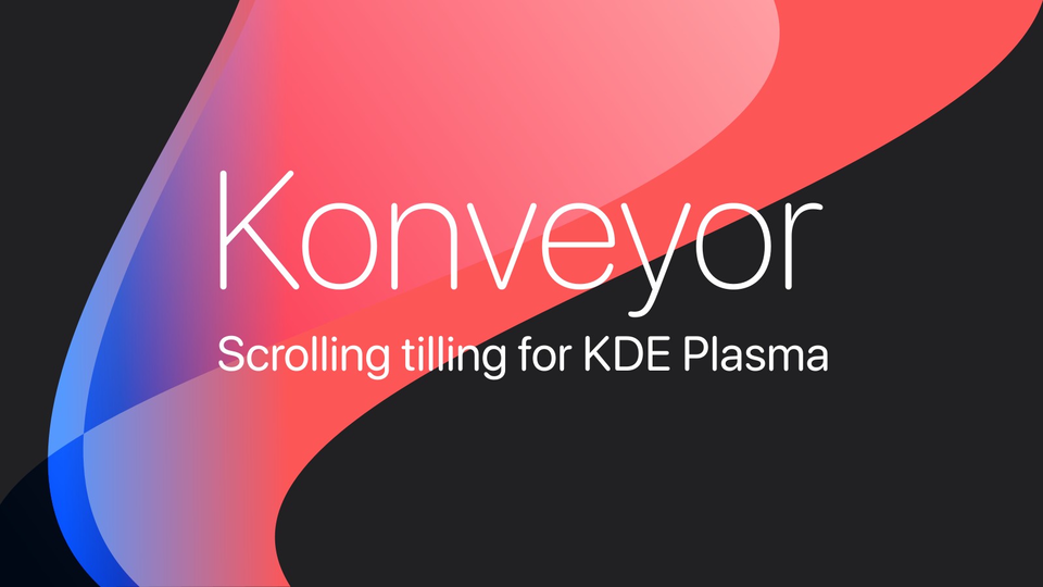 Konveyor добавил в KDE Plasma тайлинг с прокруткой в стиле Niri