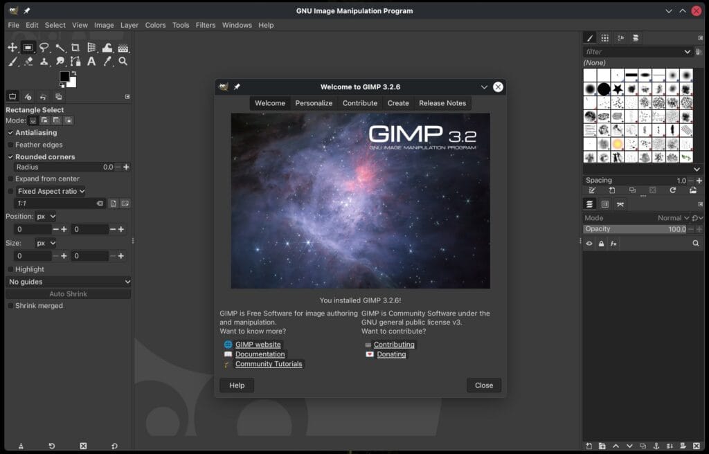 GIMP 3.2.6