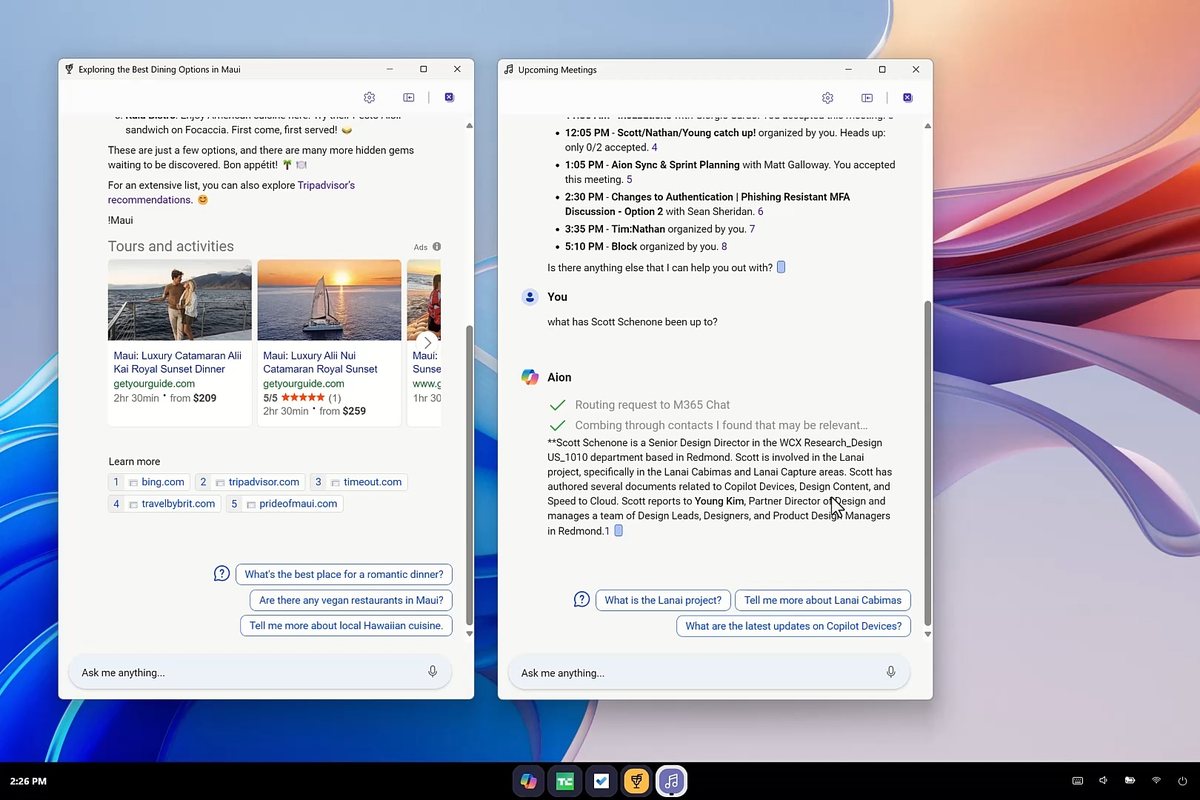 Функция Copilot в Microsoft 365. Изображение: форум BetaWiki