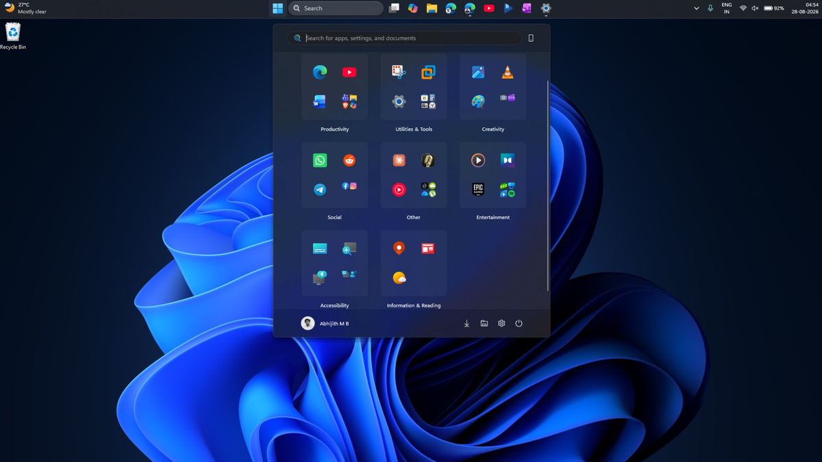Новое обновление Windows 11 приносит перетаскиваемую панель задач, уменьшенное меню "Пуск" и более чистый поиск на все ПК. 
