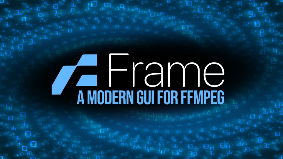 Вышел Frame, нативный GUI для FFmpeg для повседневных задач конвертации