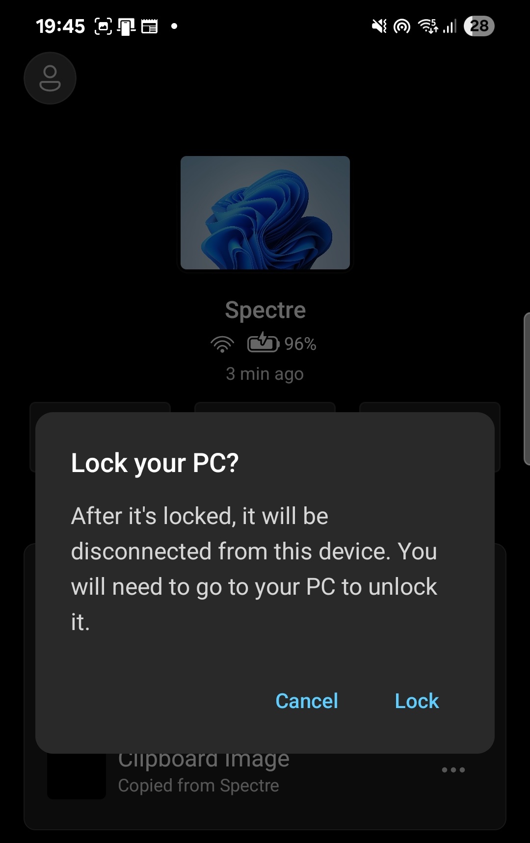 Блокировка ПК с Android-смартфона