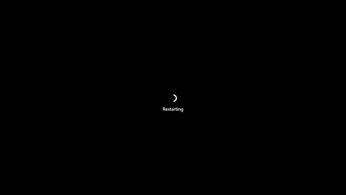 Перезагрузка ПК с Windows 11