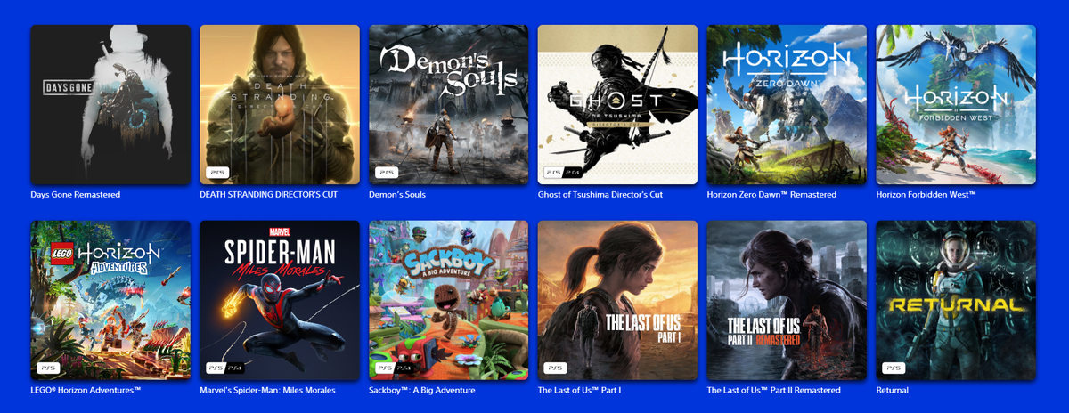 Игры для PS5