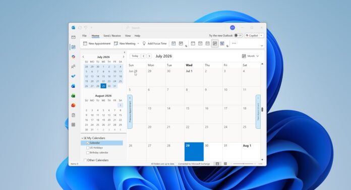 Классический Outlook для Windows