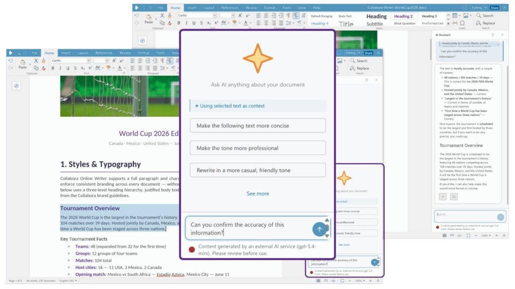 Collabora Online 26.04 Office Suite