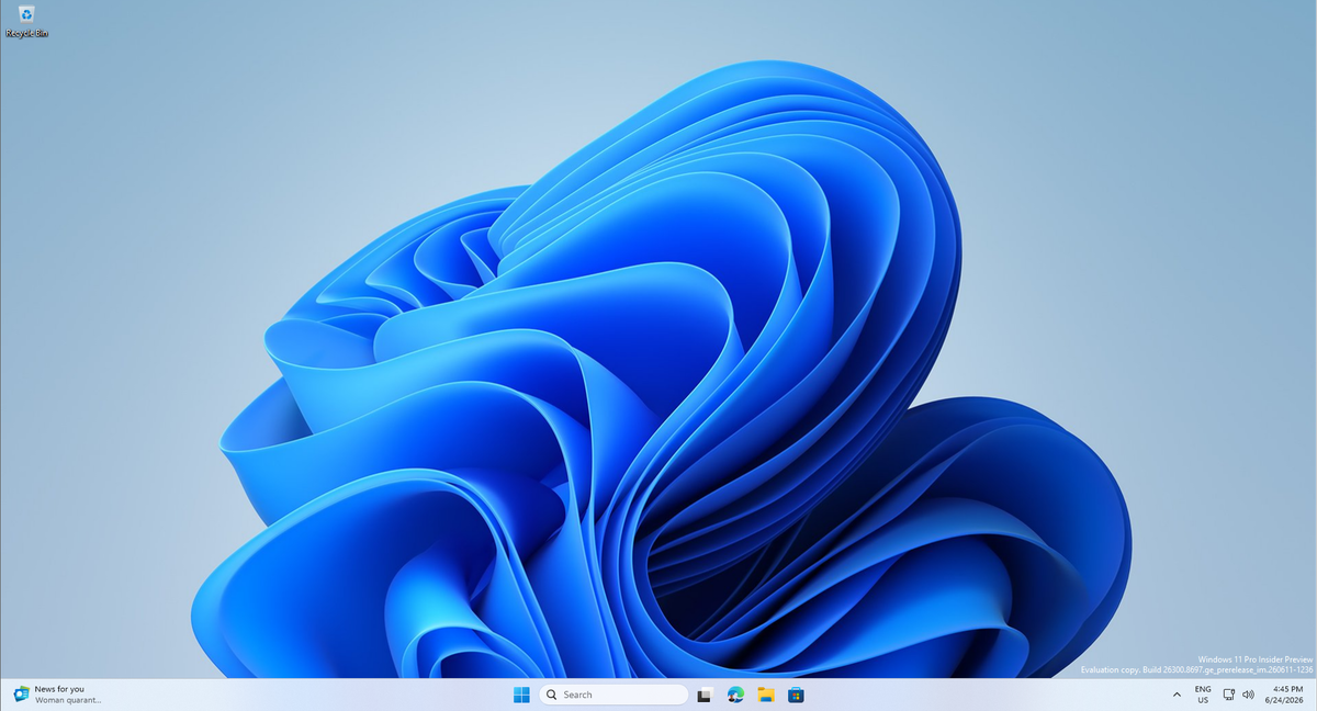 Рабочий стол Windows 11 с Bloom