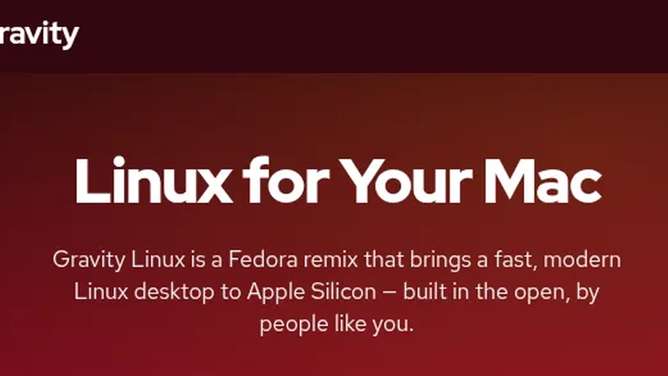Gravity Linux выпустили alpha для Apple Silicon. Дистрибутив планируют закрыть
