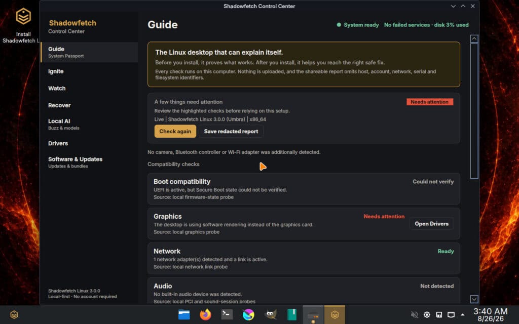 Shadowfetch Linux 3.0 "Umbra"