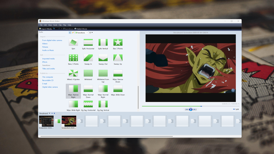Windows Movie Maker 6.0 вернулся и потребляет на 97% меньше ОЗУ, чем Clipchamp