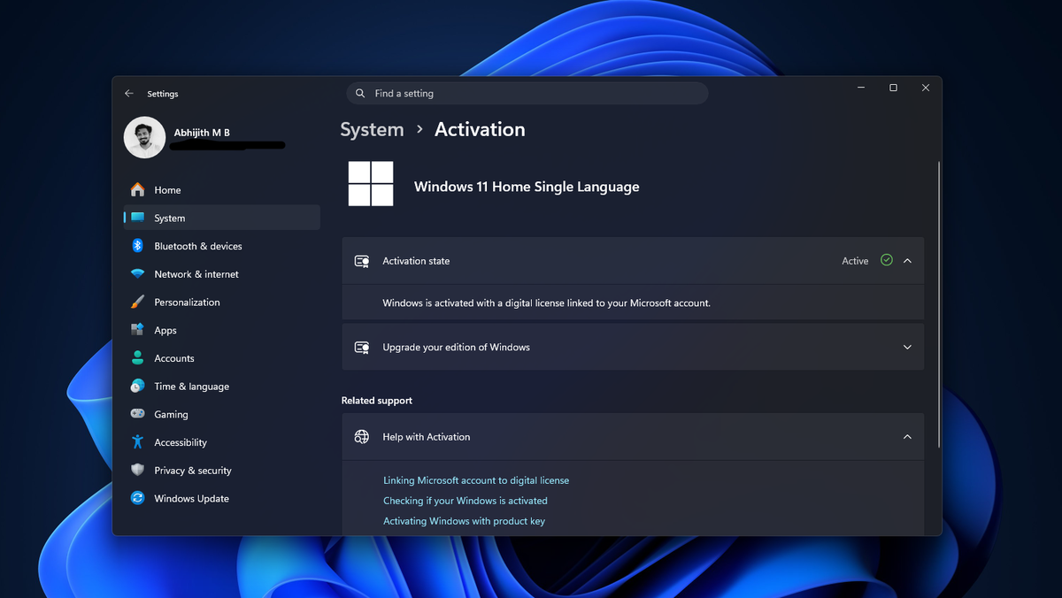 Windows активирована