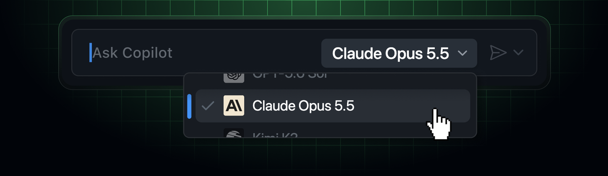 Opus 5.5 в GitHub Copilot. Изображение: GitHub
